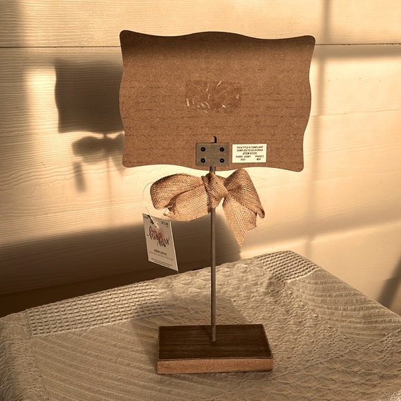 NEW Wedding decor items: guest book sign, flower basket, wicker angel bride - Picture 3 of 13